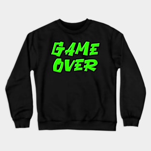 Classic Video Games Game Over Crewneck Sweatshirt